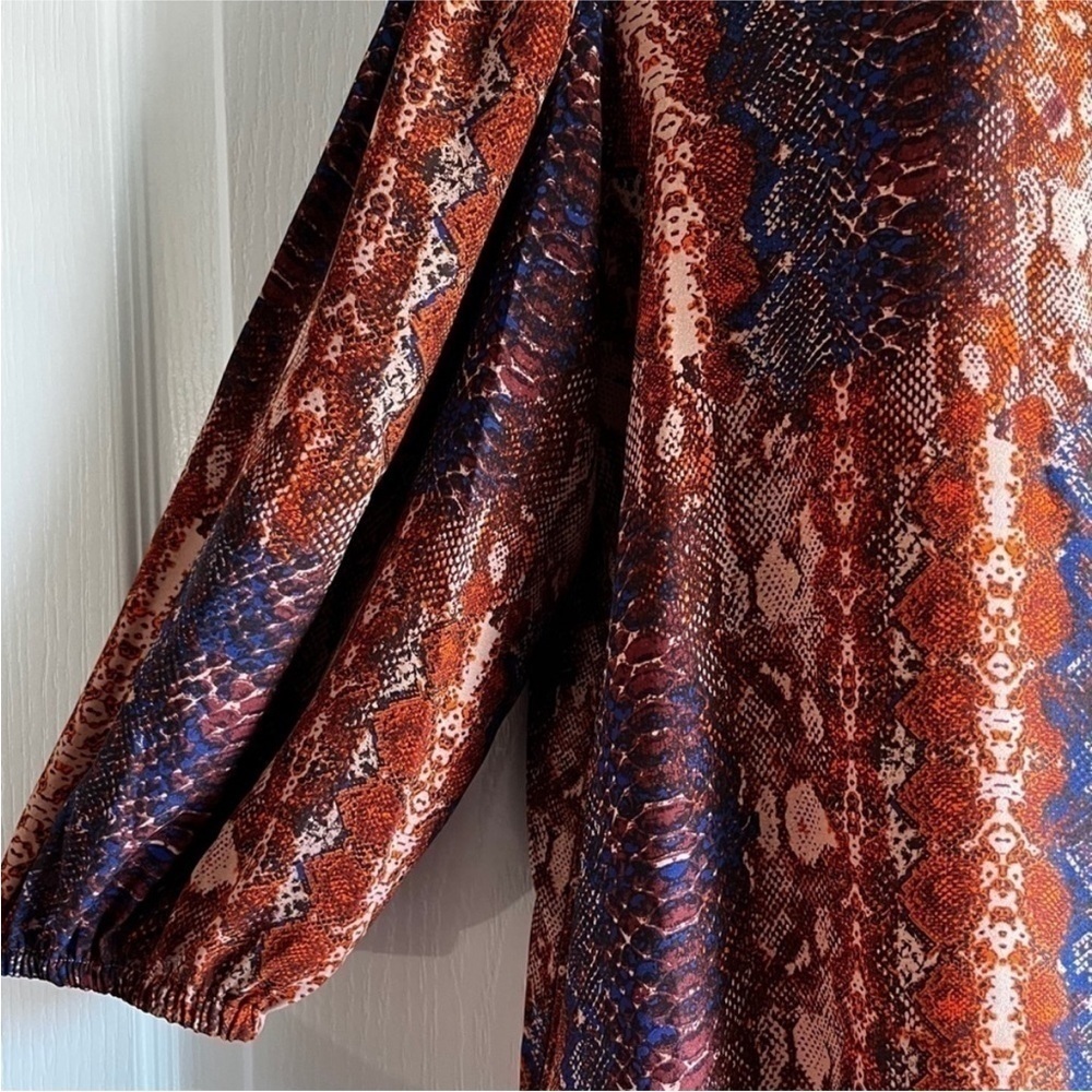 Nanette Lepore Animal Print Blouse - Picture 4 of 8